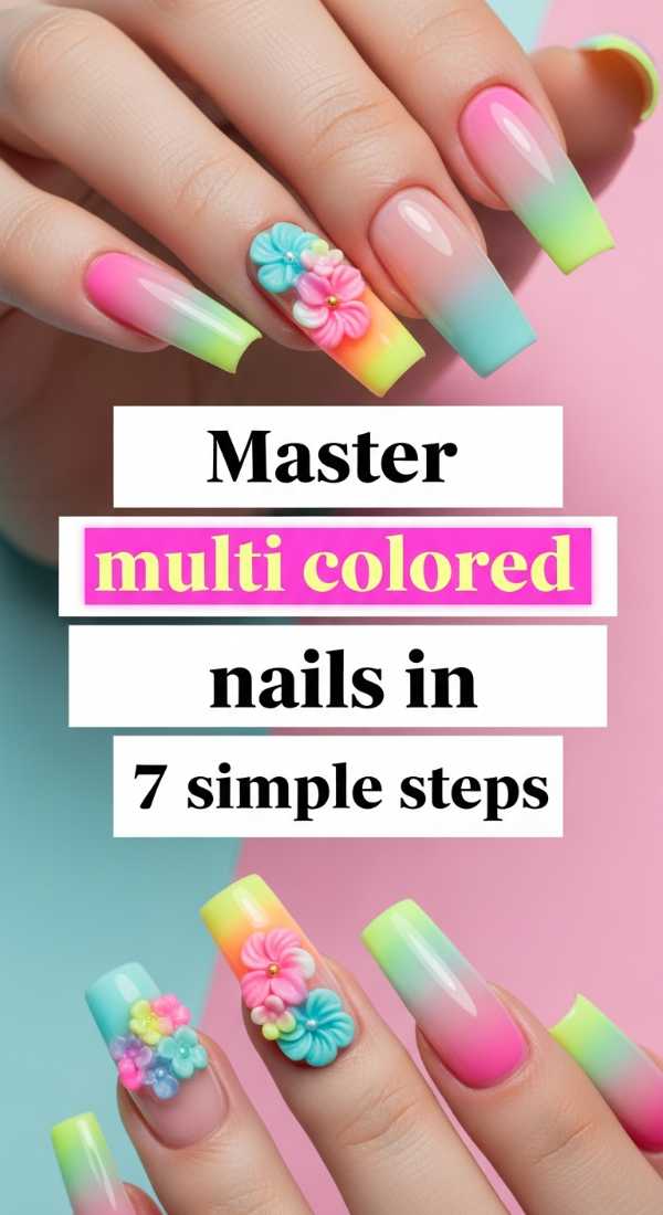 Master Multi Colored Nails In 7 Simple Steps 6a0f0b7d6ee69