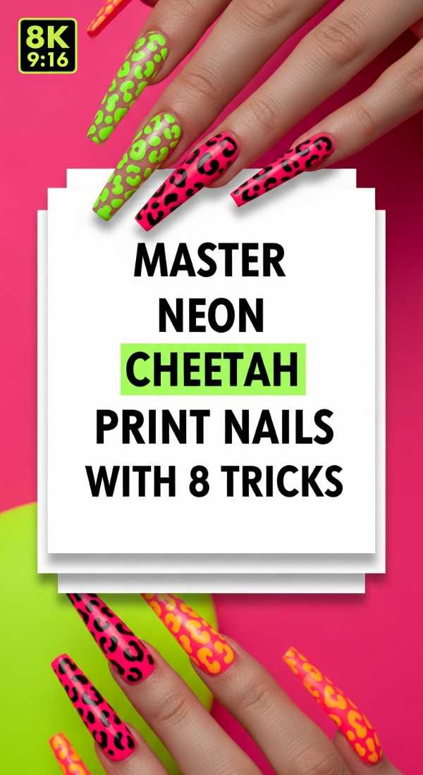 Master Neon Cheetah Print Nails With 8 Tricks 6a0597b53af46