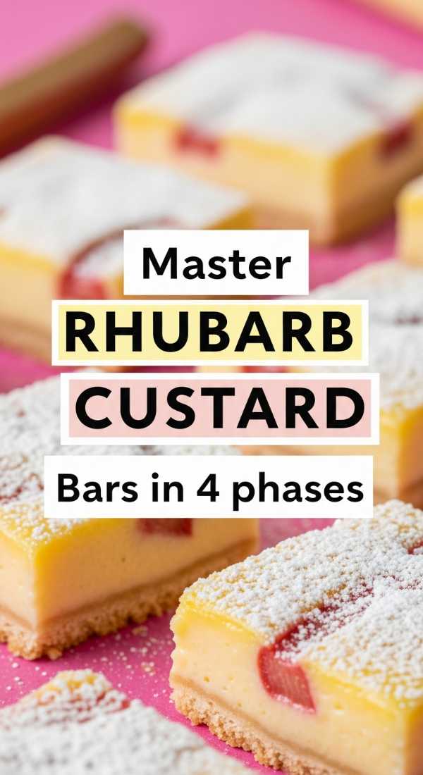 Master Rhubarb Custard Bars In 4 Phases 69fc19058c786