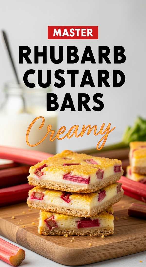 Beyond the Crumble: The Definitive Rhubarb Recipe Collection Master Rhubarb Custard Bars In 4 Quick Stages 6a00250e63801