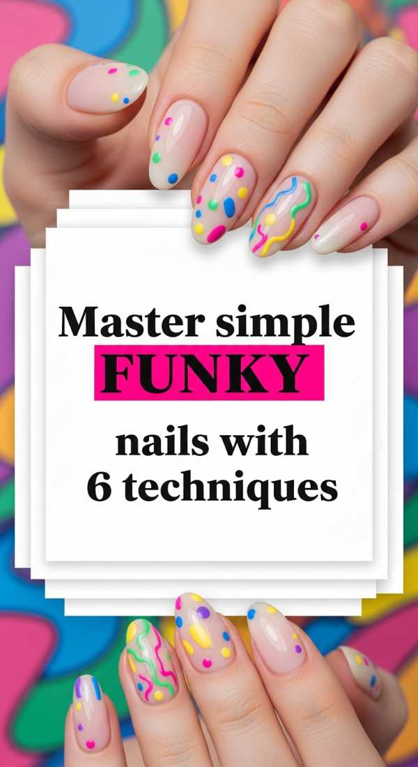 Master Simple Funky Nails With 6 Techniques 6a033a199a498