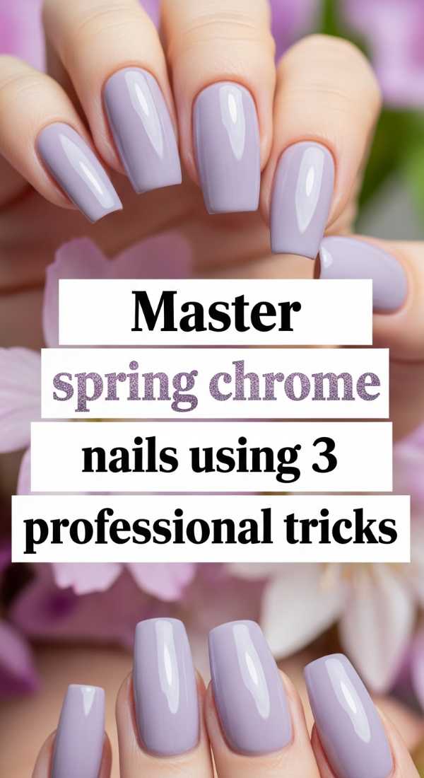 Master Spring Chrome Nails Using 3 Professional Tricks 69fb987c8349c