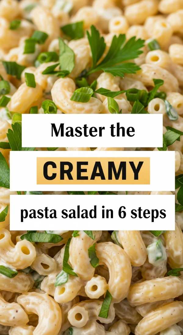 Master The Creamy Pasta Salad In 6 Steps 6a10a0e44c3bf