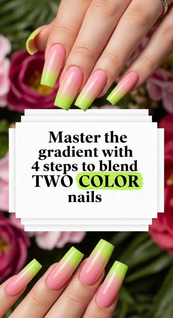 Master The Gradient With 4 Steps To Blend Two Color Nails 6a0f0bb294b9e