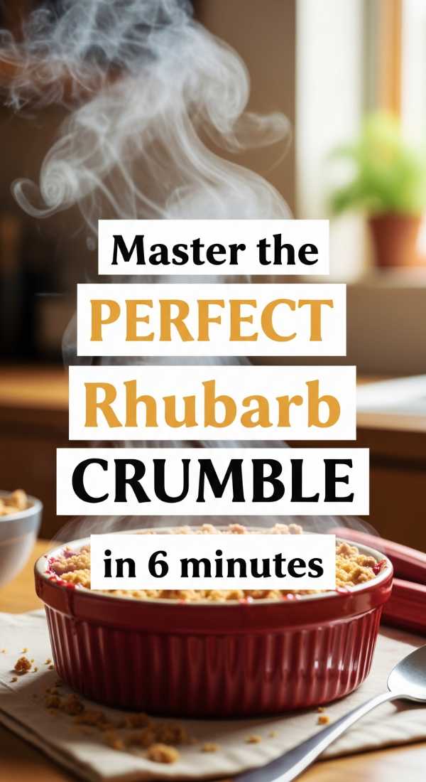 Master The Perfect Rhubarb Crumble In 6 Minutes 69f47c7298b9e