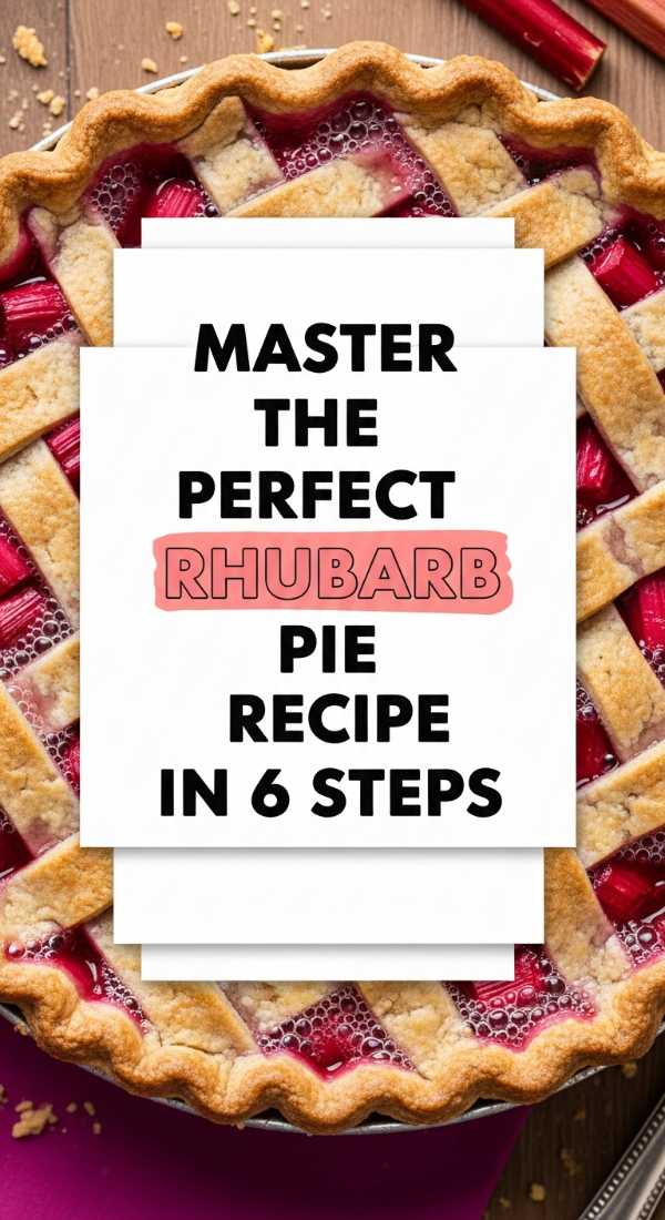 Master The Perfect Rhubarb Pie Recipe In 6 Steps 6a06c537c0e41