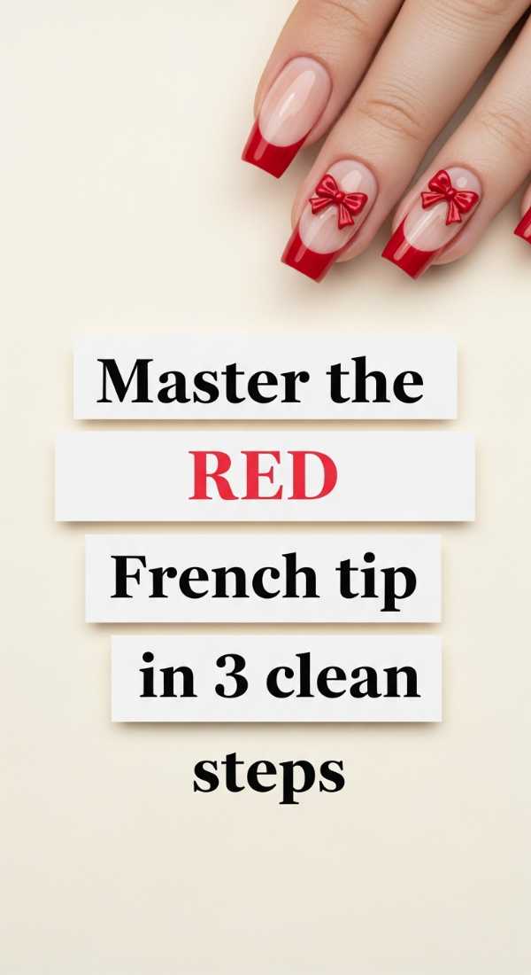 Master The Red French Tip In 3 Clean Steps 6a058dd8e4d11