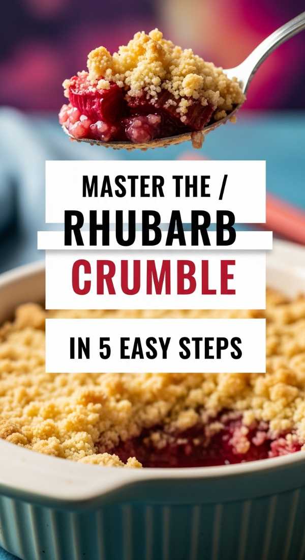 Red & Radiant: The Definitive Guide to Cooking with Rhubarb and Strawberries Master The Rhubarb Crumble In 5 Easy Steps 69fd8ca76d30c