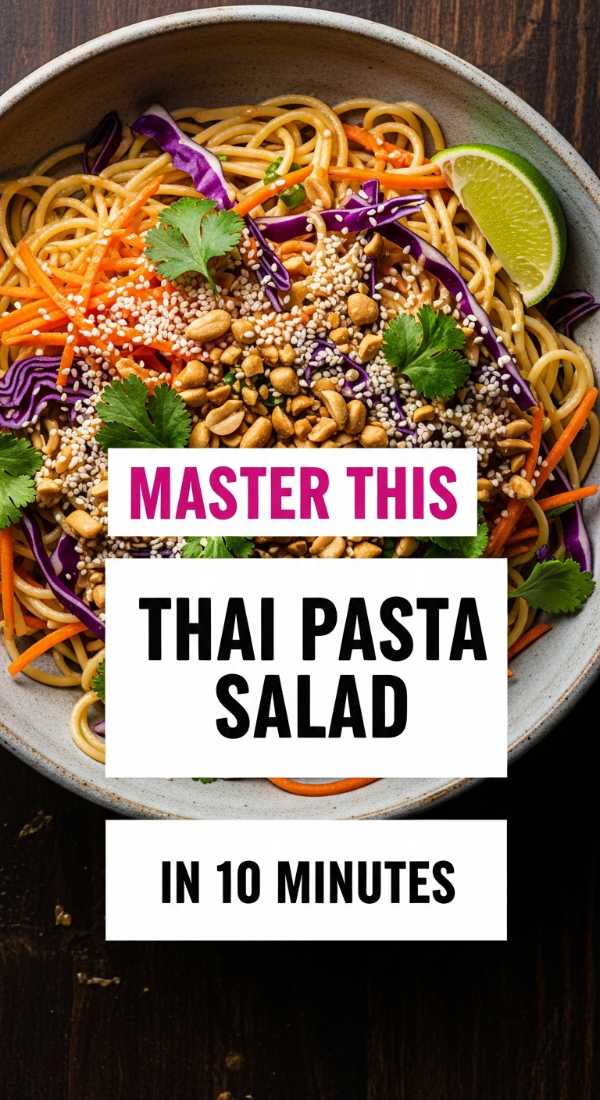 Summer in a Bowl: The Ultimate Pasta Salad Recipe Roundup Master This Thai Pasta Salad In 10 Minutes 6a1432903d19c