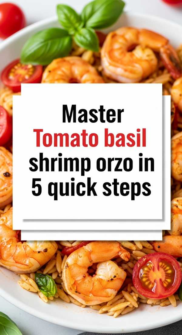 Master Tomato Basil Shrimp Orzo In 5 Quick Steps 69f47c747e1a2