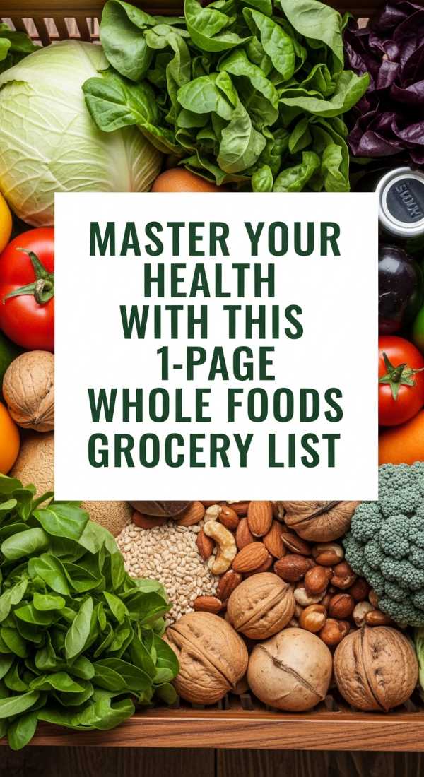 Master Your Health With This 1 Page Whole Foods Grocery List 69f5accb4ae3d