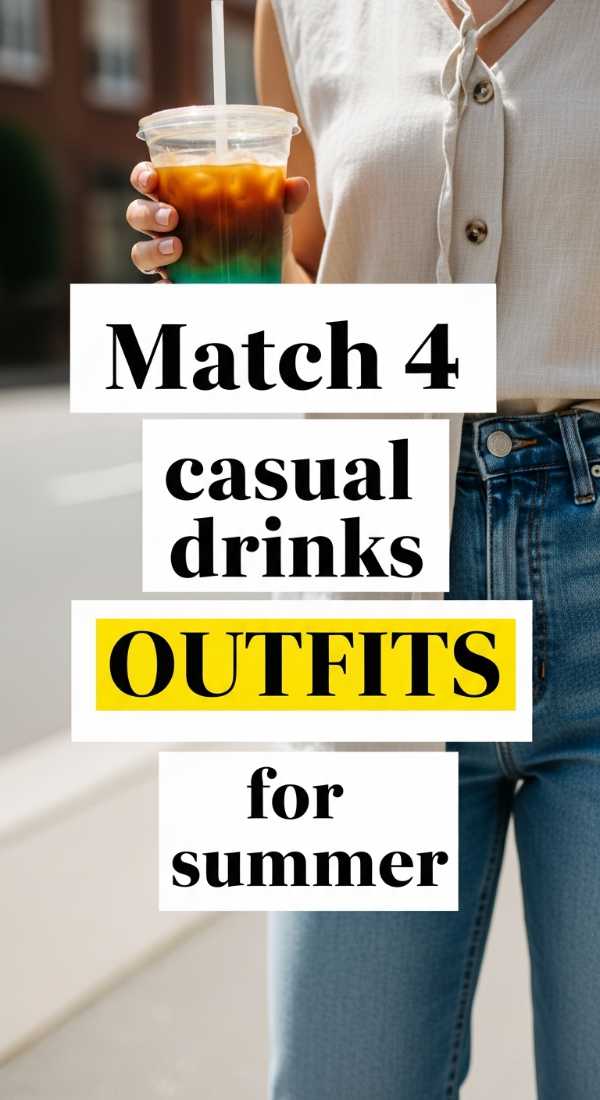 Match 4 Casual Drinks Outfits For Summer 69f447517e802