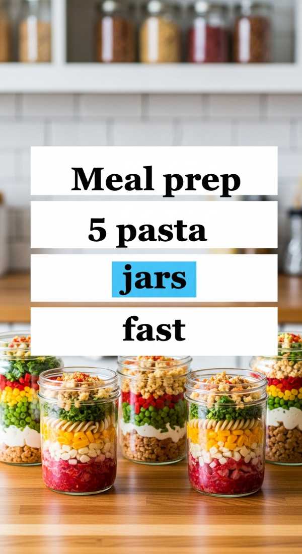 Meal Prep 5 Pasta Salad Jars Fast 6a041bfeda140