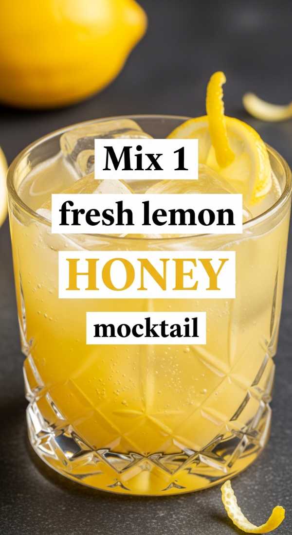 Mix 1 Fresh Lemon Honey Mocktail 69fb1411d87c7