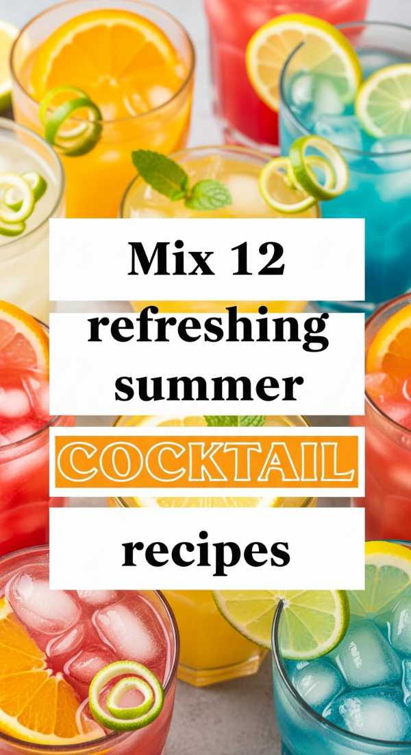 Mix 12 Refreshing Summer Cocktail Recipes 6a06bc4cc7530