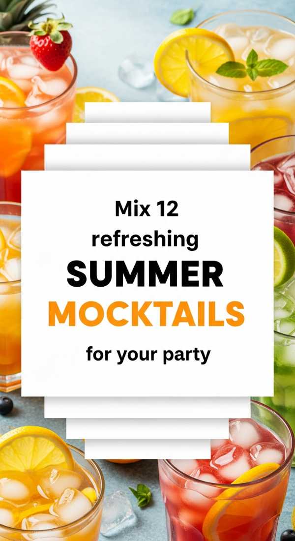 Mix 12 Refreshing Summer Mocktails For Your Next Party 6a06cff99c17f