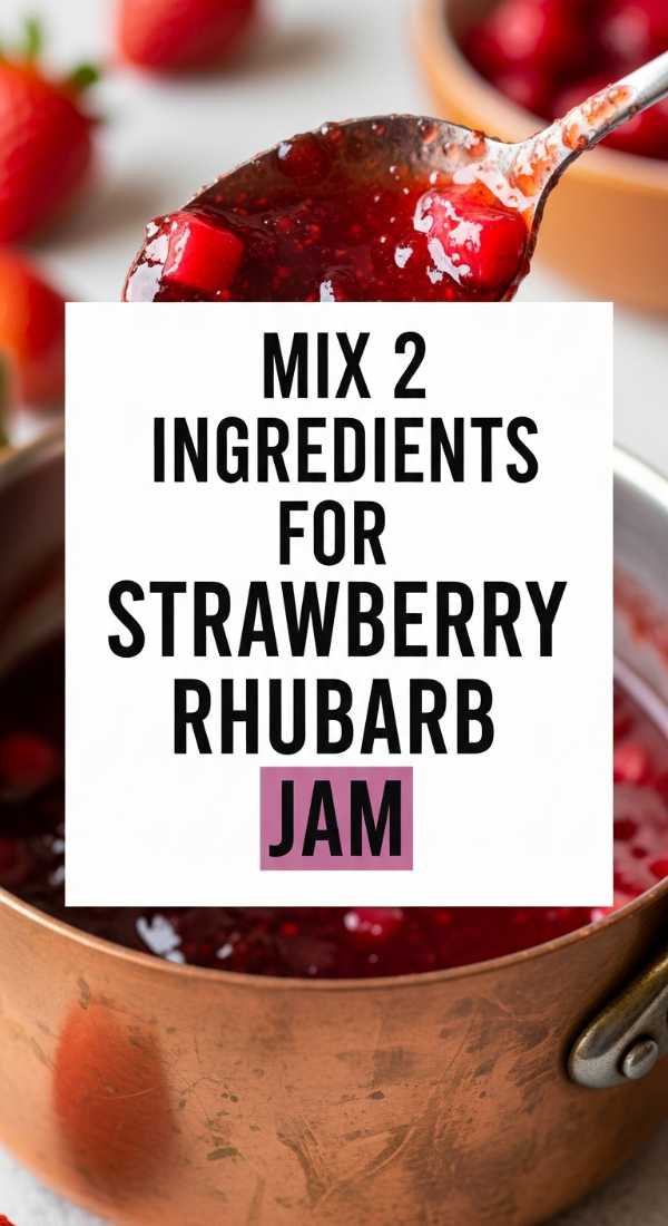 Mix 2 Ingredients For Strawberry Rhubarb Jam 69f47b4371a94