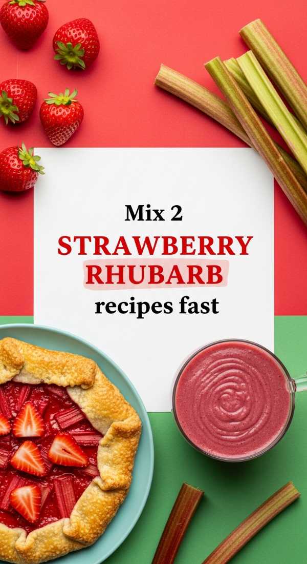 Mix 2 Strawberry Rhubarb Recipes Fast 69fd8aa0c1086