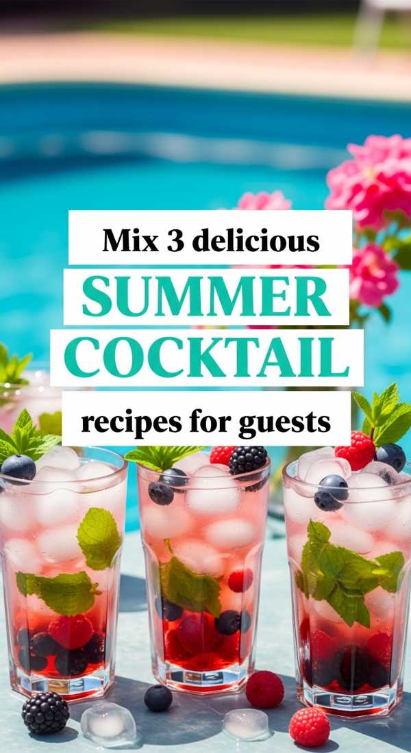 Beat the Heat: Refreshing Recipes and Summer Kitchen Essentials Mix 3 Delicious Summer Cocktail Recipes For Guests 6a0703ad5e94c