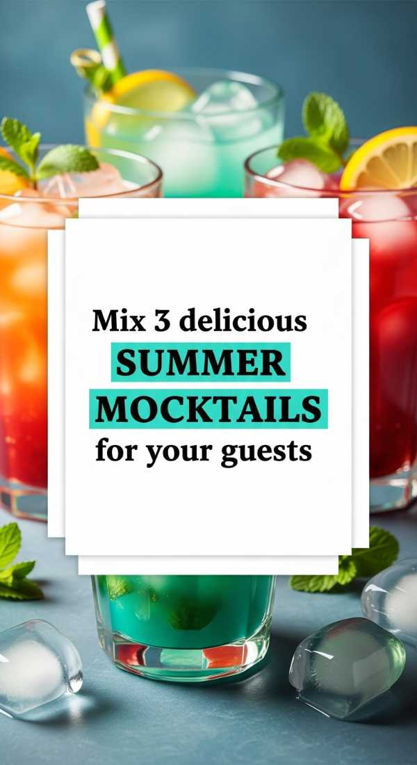 Mix 3 Delicious Summer Mocktails For Your Guests 6a0702600cc5e