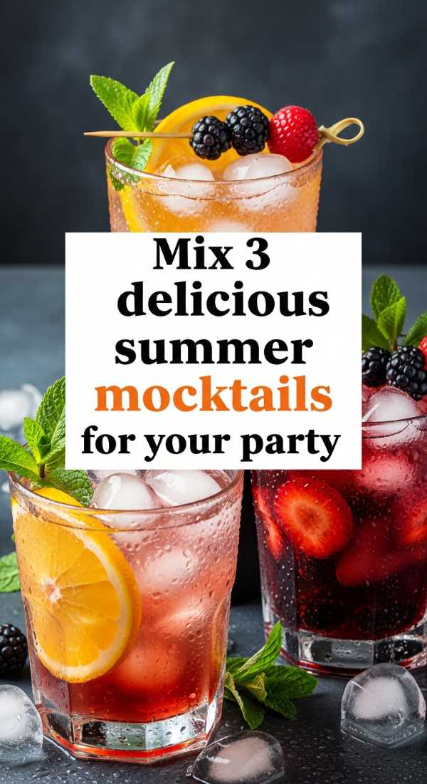 Mix 3 Delicious Summer Mocktails For Your Party 6a1095457c82e