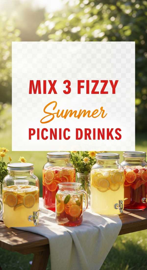 Mix 3 Fizzy Summer Picnic Drinks For Your Guests 6a0311b74610e