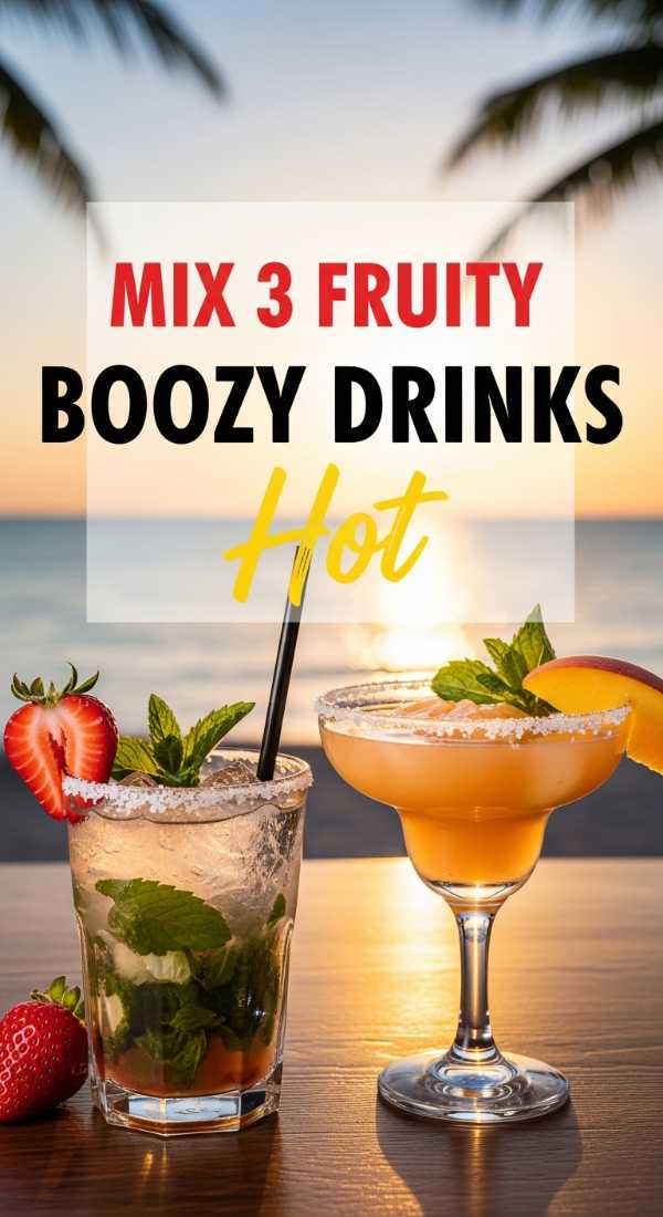 Sip, Sip, Hooray! Your Guide to the Ultimate Summer Refreshments Mix 3 Fruity Summer Drinks With Alcohol In Minutes 6a002696c13d8
