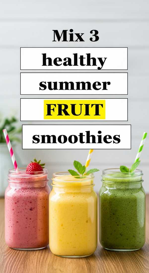 Mix 3 Healthy Summer Fruit Smoothies 6a10938c370eb