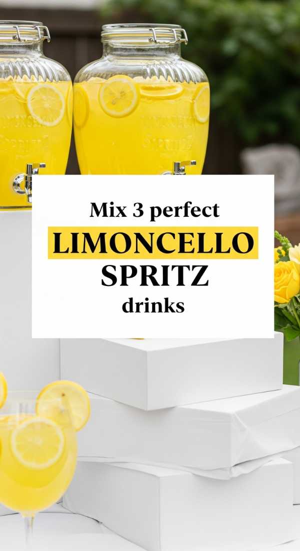 Mix 3 Perfect Limoncello Spritz Drinks 69f47ee6a35b9