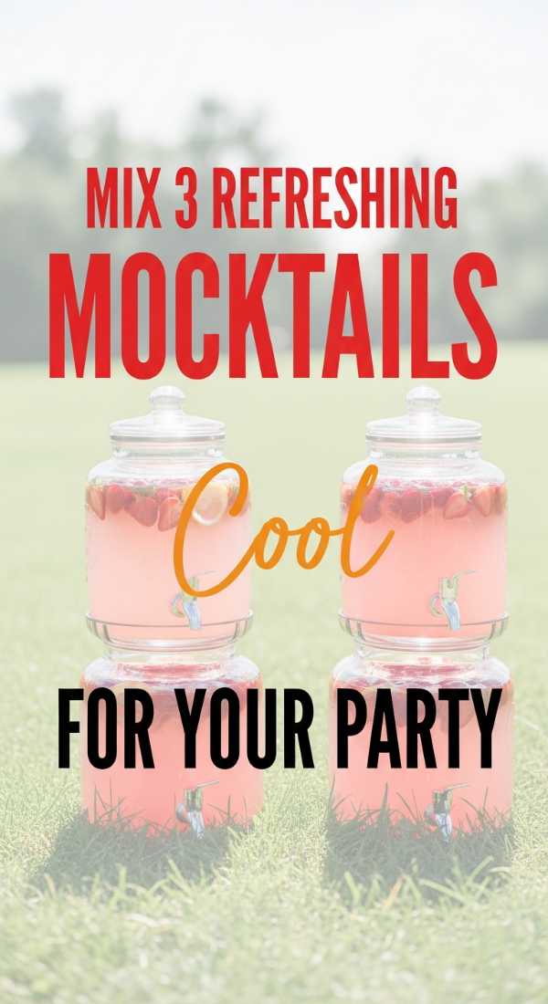 Mix 3 Refreshing Mocktails For Your Garden Party 6a05779854bb0