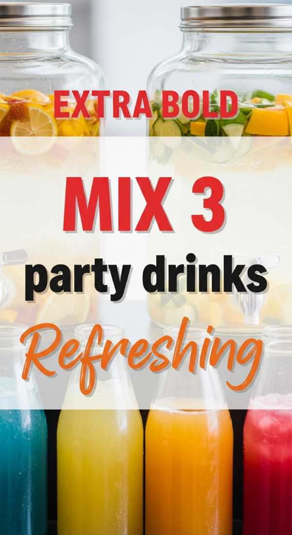 Mix 3 Refreshing Party Drinks For Summer 6a056f75ca935