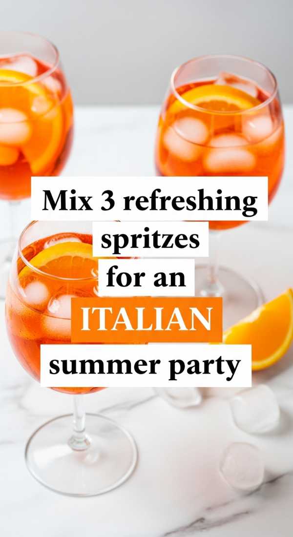 Mix 3 Refreshing Spritzes For An Italian Summer Party 6a0de7669d42c
