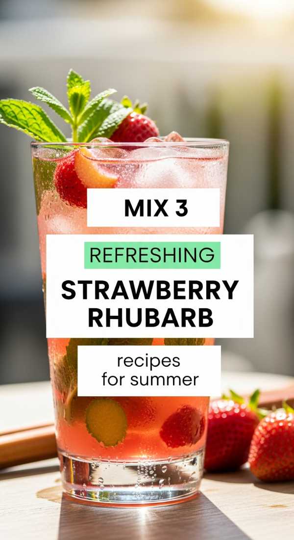 Mix 3 Refreshing Strawberry Rhubarb Recipes For Summer 6a001a9a2ad62