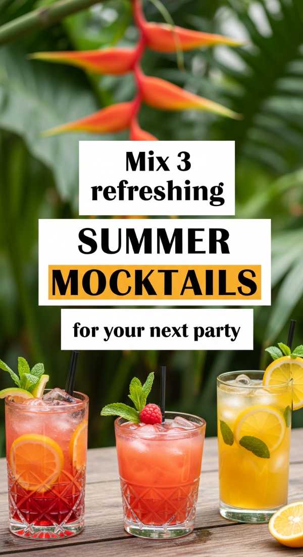 Mix 3 Refreshing Summer Mocktails For Your Next Party 6a06d0220dcd1