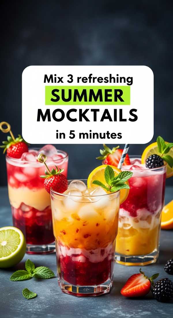 Mix 3 Refreshing Summer Mocktails In 5 Minutes 6a07038d8fdc7