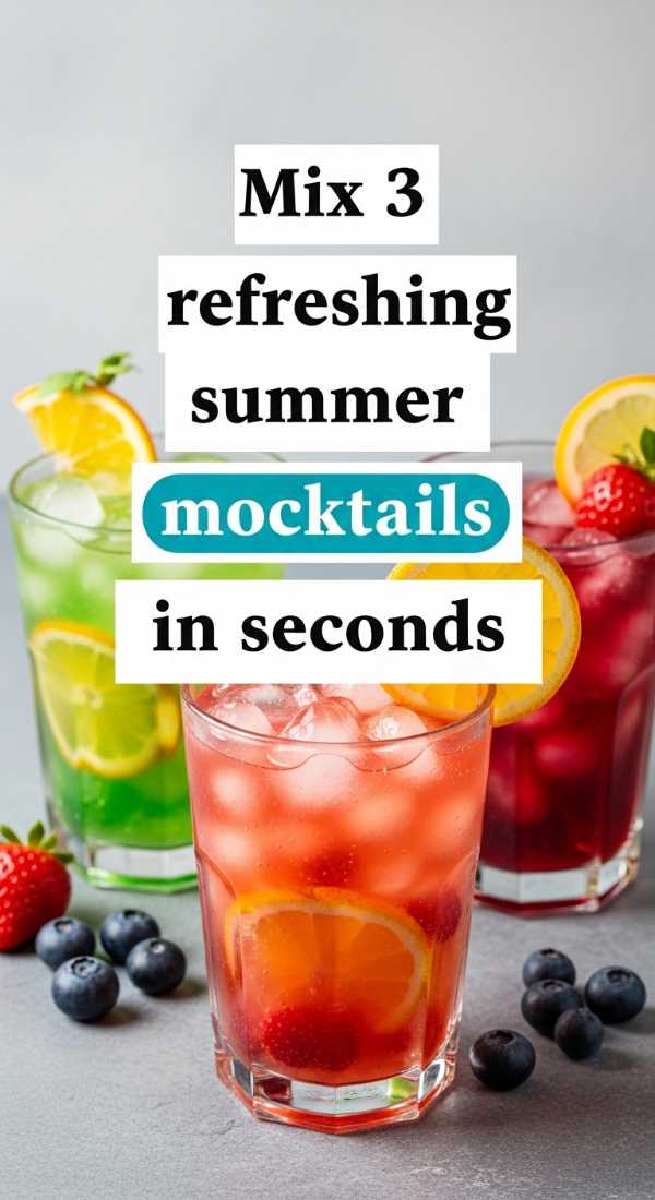 Mix 3 Refreshing Summer Mocktails In Seconds 6a06c2147d072