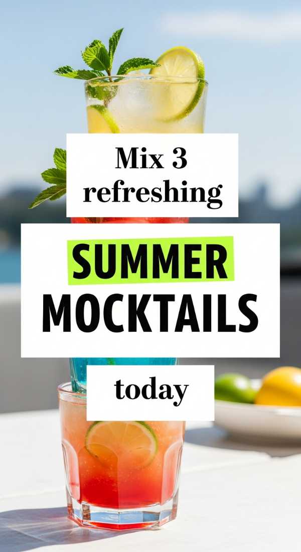 Mix 3 Refreshing Summer Mocktails Today 6a070ce0939d2