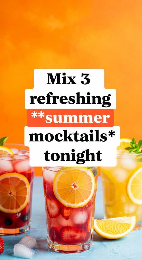 Mix 3 Refreshing Summer Mocktails Tonight 6a06bc6dd4b55