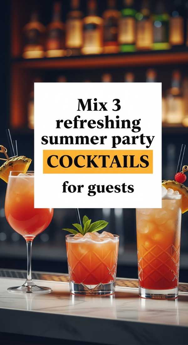 Mix 3 Refreshing Summer Party Cocktails For Guests 69f871585d7fe