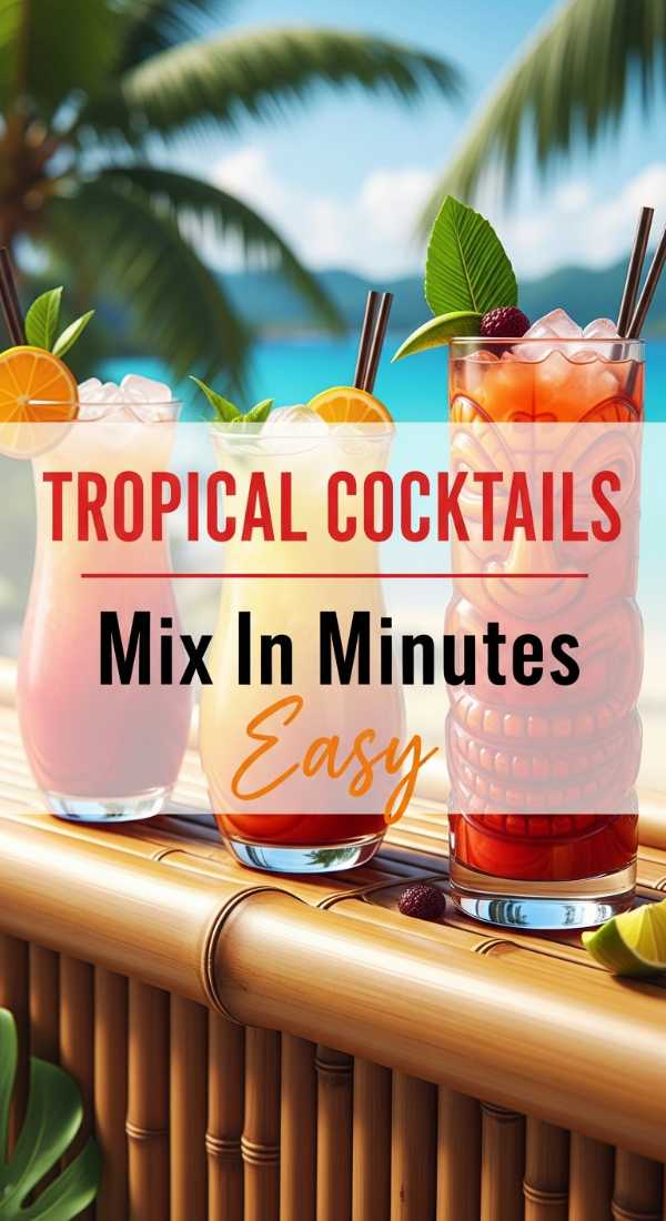Mix 3 Refreshing Tropical Cocktails In Minutes 69f725441b810