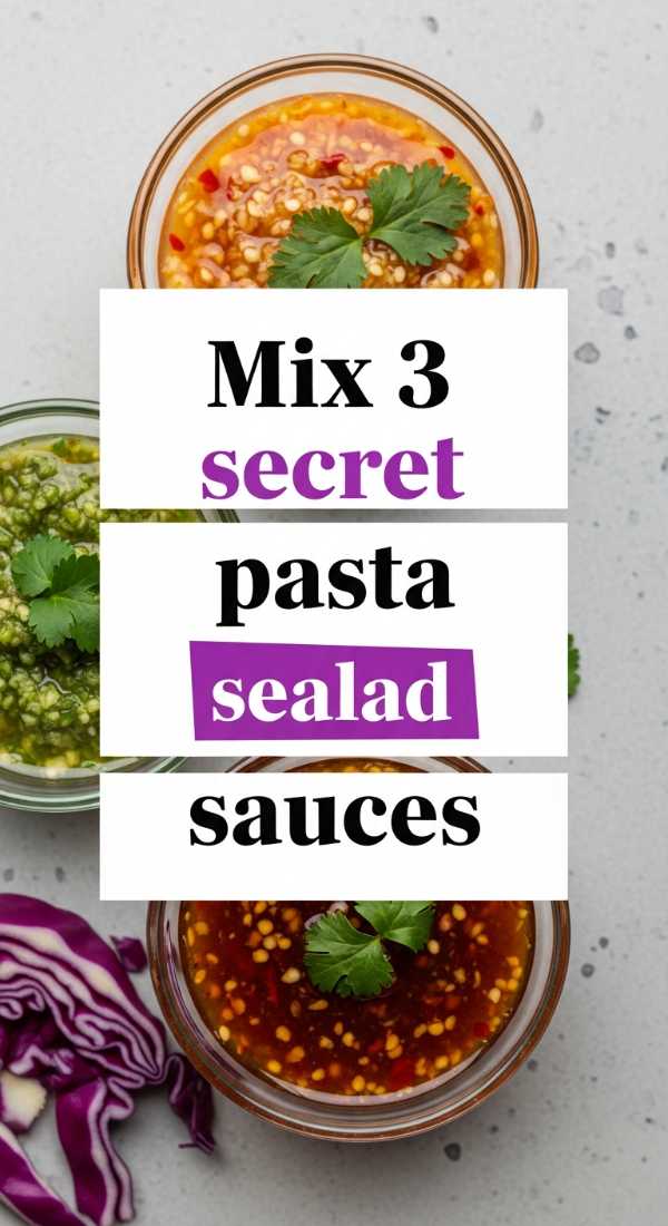 Mix 3 Secret Pasta Salad Sauces 6a10a0b67f082