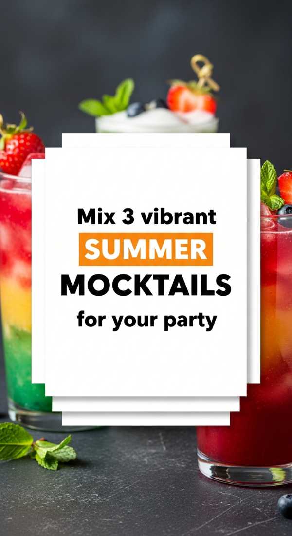 Mix 3 Vibrant Summer Mocktails For Your Party 6a06c3b39bc8b