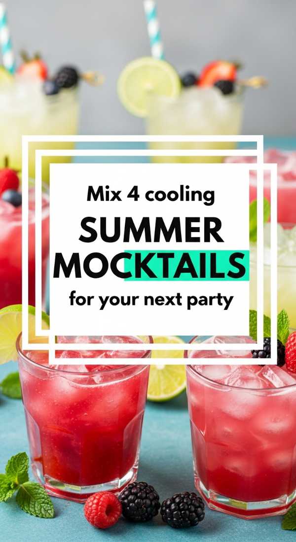 Mix 4 Cooling Summer Mocktails For Your Next Party 6a06ee671aebf