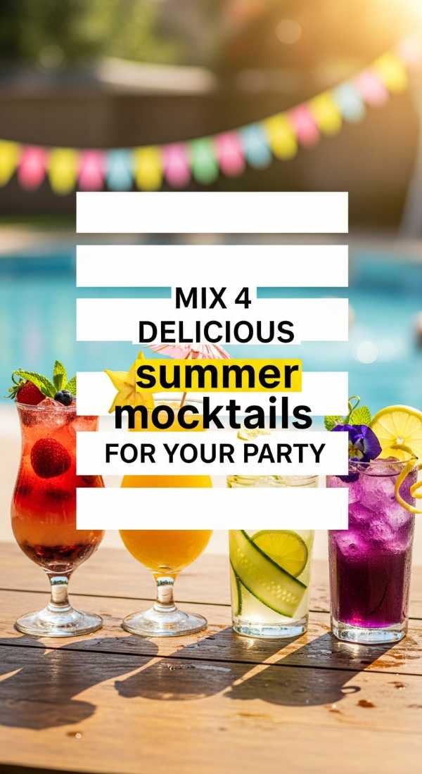 Mix 4 Delicious Summer Mocktails For Your Party 6a06bdc3c4f16