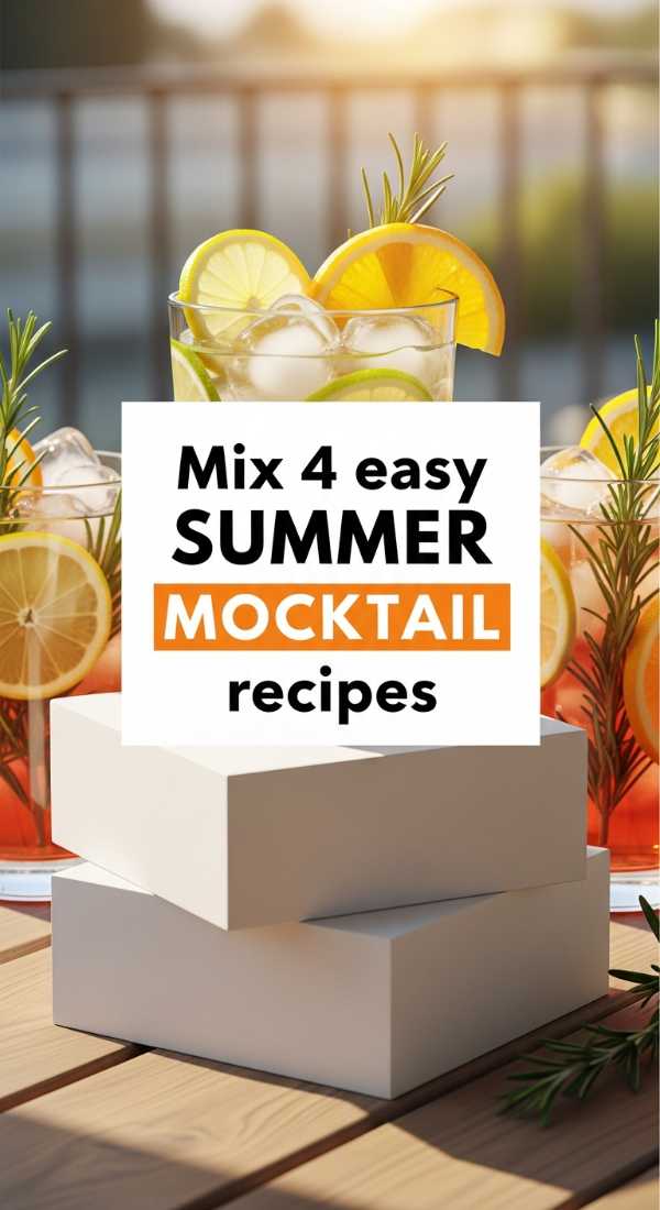Mix 4 Easy Summer Mocktail Recipes 6a06cda79ba23