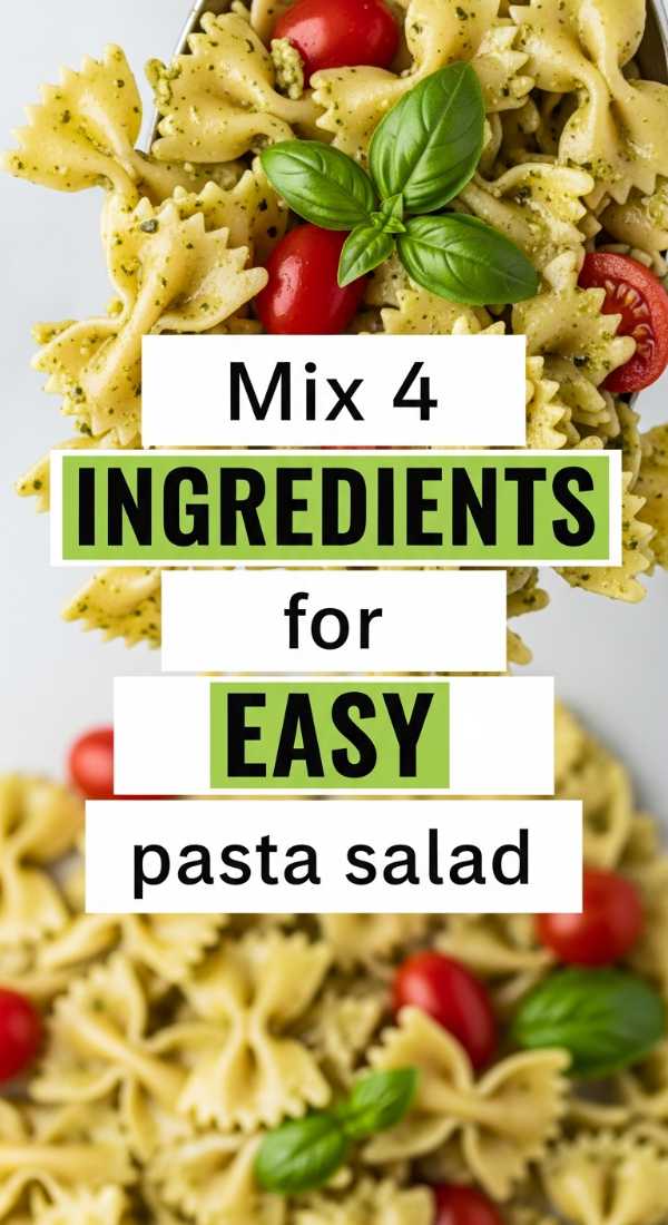Mix 4 Ingredients For Easy Pasta Salad 6a1098c670ae9