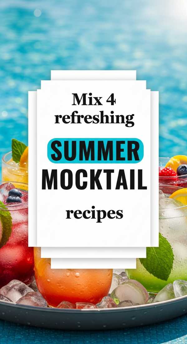 Sizzle & Chill: The Ultimate Summer Recipe Handbook Mix 4 Refreshing Summer Mocktail Recipes 6a10953f46b86