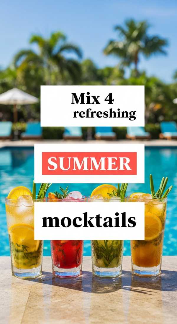 Mix 4 Refreshing Summer Mocktails 6a06cdb576a57