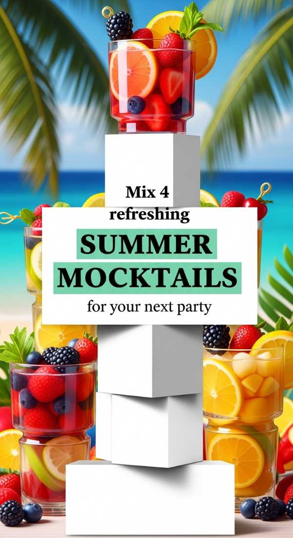 Mix 4 Refreshing Summer Mocktails For Your Next Party 6a06c90869cb9