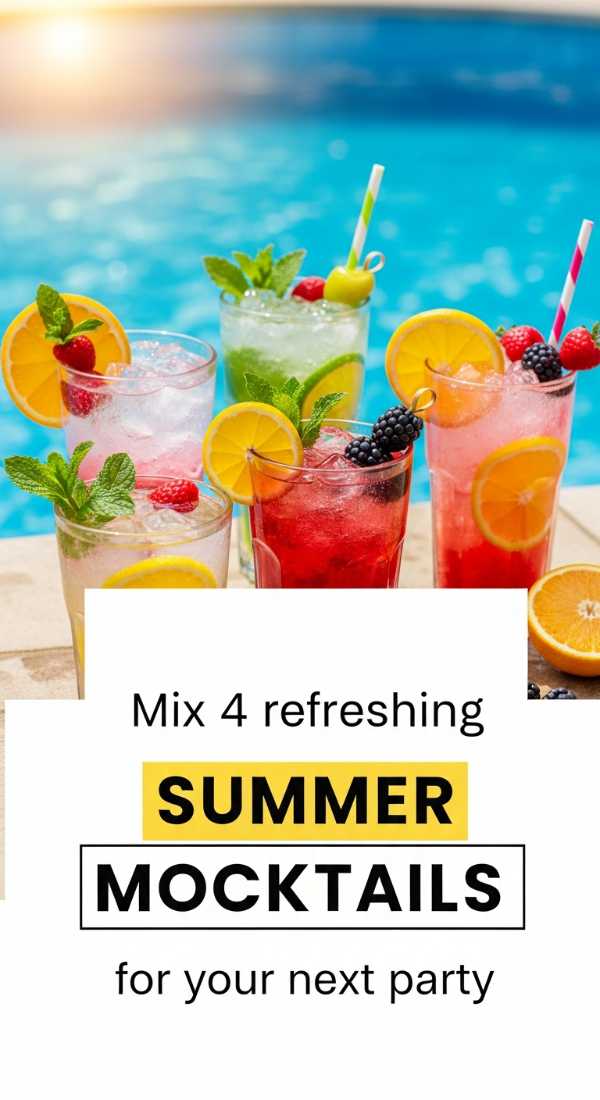 Mix 4 Refreshing Summer Mocktails For Your Next Party 6a070259e247b